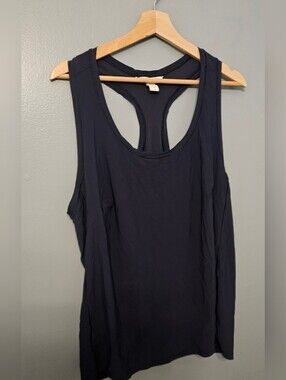 Athleta Tank, Size 1X, Navy Blue, in Good Used Condition